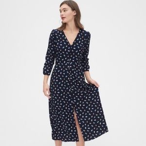 Gap Women’s Button-down Midi Floral Dress